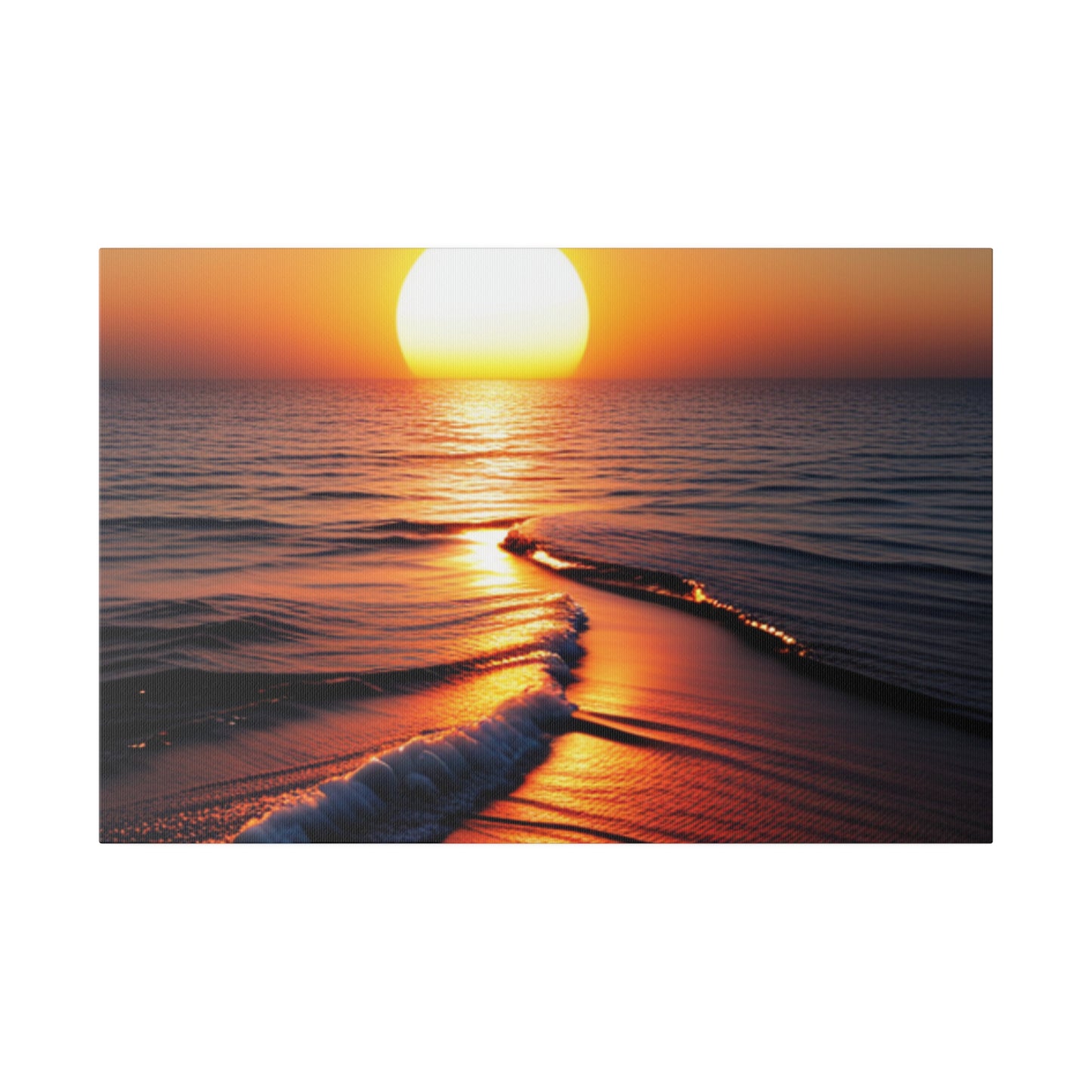 Beach Sunset, Matte Canvas
