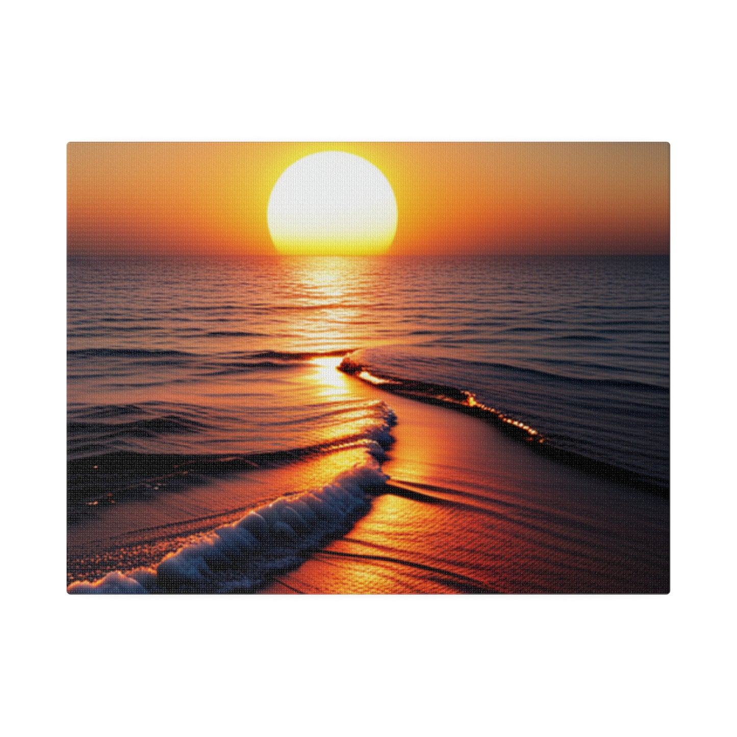 Beach Sunset, Matte Canvas